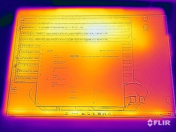 Stresstest oppervlaktetemperaturen (voorzijde)