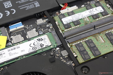 2x SODIMM slots ondersteunen tot 64 GB max