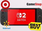 Websites van detailhandelaren zijn sinds middernacht EST in chaos (Afbeelding Bron: Nintendo, Diverse andere detailhandelaren [Zie Bronnen])