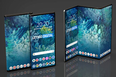 Samsung lanceert mogelijk later dit jaar de Galaxy Z Tab (afbeelding via LetsGoDigital)
