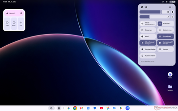 Snelle instellingen van Googlebook OS