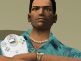 Grand Theft Auto: Vice City is nu officieus op de Sega Dreamcast. (Afbeelding bron: Grand Theft Auto: Vice City en Sega, w/bewerkingen)