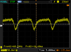 OLED flikkert bij een schermhelderheid &gt; 49% (60 Hz)