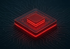 Artist's impression van een geavanceerde chip (Afbeelding Bron: d-Matrix)