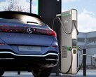 Een Mercedes-Benz bij een snellader (Afbeelding bron: Mercedes-Benz)
