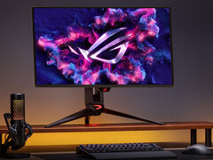 De ROG Swift OLED PG27UCDM is een van de nieuwe Gen 4 QD-OLED gaming monitoren. (Afbeeldingsbron: Asus)