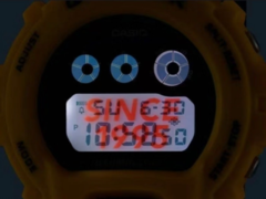 Volgens de geruchten heeft het Casio-horloge een witte LED-achtergrondverlichting met &quot;Since 1995&quot;-tekst. (Afbeeldingsbron: Great G-Shock World)
