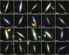 Samengestelde kleurenbeelden van de James Webb Space Telescope die schijfstelsels tonen (Afbeeldingsbron: JWST)