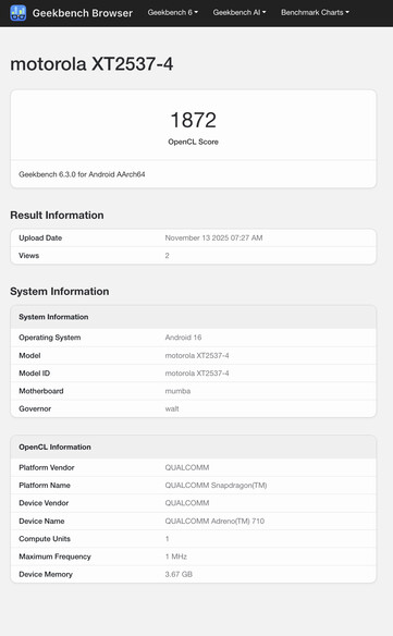 (Afbeeldingsbron: Geekbench - bewerkt)