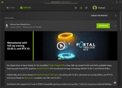 Nvidia GeForce Game Ready Driver 536.67 melding in GeForce Experience (Bron: Eigen)