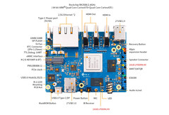 Orange Pi 5 Plus. (Afbeeldingsbron: Orange Pi)