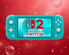 Switch Lite afgebeeld met Nintendo Switch 2-logo (Afbeelding bron: Nintendo of America met bewerkingen)