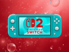 Switch Lite afgebeeld met Nintendo Switch 2-logo (Afbeelding bron: Nintendo of America met bewerkingen)