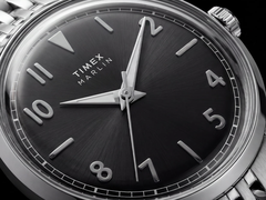 Timex 34 mm Marlin Quartz met zwarte wijzerplaat