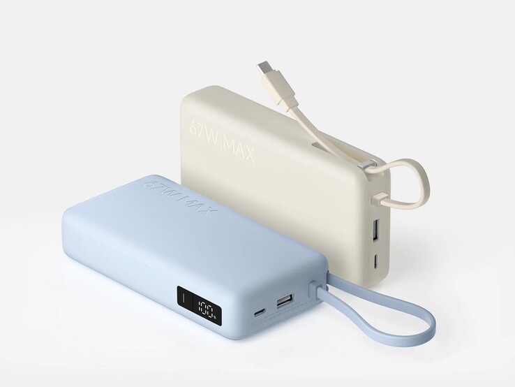 De Xiaomi 67W Power Bank 20000 (Geïntegreerde kabel). (Afbeeldingsbron: Xiaomi)