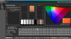 ColorChecker vóór kalibratie