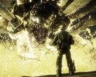 Marcus Fenix tegenover één van de eindbazen in Gears of War. (Afbeeldingsbron: Steam)