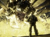 Marcus Fenix tegenover één van de eindbazen in Gears of War. (Afbeeldingsbron: Steam)