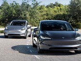 Het oude Model Y met HW3 computer en camera's. (Afbeeldingsbron: Tesla)