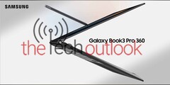 Samsung Galaxy Book 3 Pro 360. (Afbeelding Bron: TheTechOutlook)