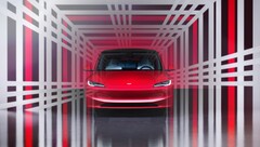 Tesla&#039;s nieuwe Model 3 Performance komt misschien wel tot bloei met wat Plaid-tier prestaties. (Afbeeldingsbron: Tesla - bewerkt)