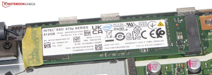 Een PCIe Gen3 SSD dient als systeemschijf