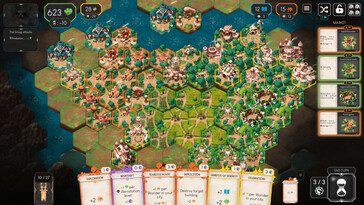 Afgebeeld: Een gameplay-screenshot van Dawnmaker.