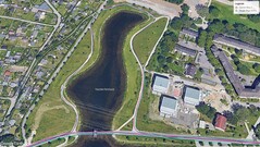 GNSS testrit: Omtrekken van het meer
