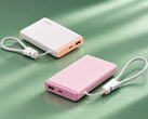 De Oppo 33 W Pocket Charge is verkrijgbaar in de kleuren lichtroze en kaki.