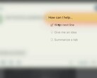 Een AI-gestuurde invoegcursor. (Afbeeldingsbron: The Browser Company/YouTube)