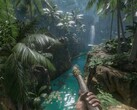 Een afbeelding van de jungle in Green Hell, momenteel te koop op Steam.