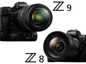 Nikon's vlaggenschip Z9 en zijn kleinere broer, de Z8 (Foto: Nikon - bewerkt)