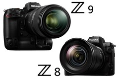 Nikon's vlaggenschip Z9 en zijn kleinere broer, de Z8 (Foto: Nikon - bewerkt)