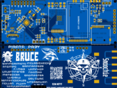 Bruce PCB v1 Smoochiee render (Afbeelding Bron: PCBWay)