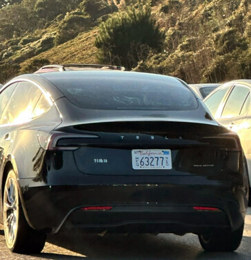 Model 3 Highland testen in de VS lijken te worden gedaan op een Giga Shanghai eenheid