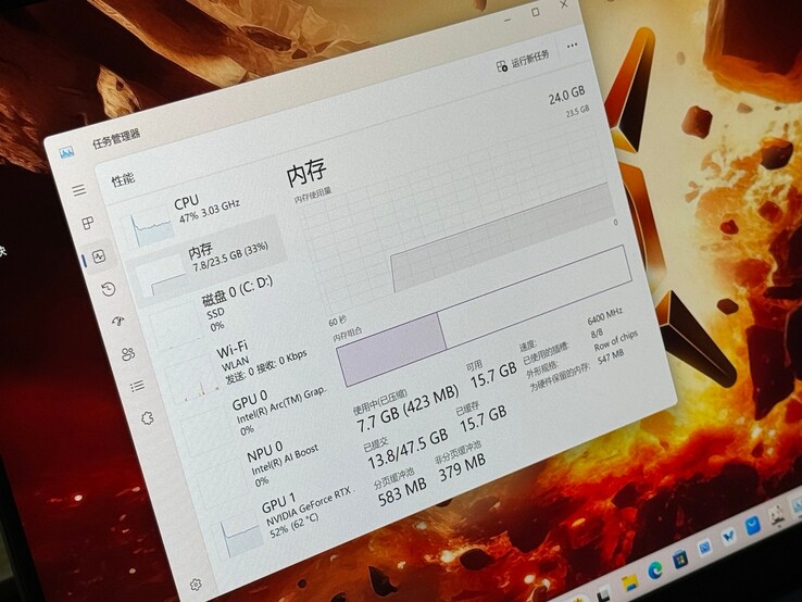 24 GB niet-binair geheugen op MagicBook Pro 16 (Afbeeldingsbron: Golden Pig Upgrade)