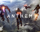 Een screengrab van het logo van Anthem van de oorspronkelijke gameplay onthulling (afbeeldingsbron EA)
