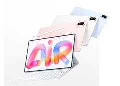 De Huawei MatePad Air (2026) heeft een vernieuwd ontwerp met een vereenvoudigde cameramodule.