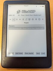 KinAmp is een MP3-speler voor uw Kindle die kan worden gebruikt met een Bluetooth-hoofdtelefoon (Afbeelding Bron: Notebookcheck)