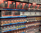 Nintendo Switch 2-spellen bij de detailhandelaar (Afbeeldingsbron: Switch 2 Stock Alerts X-account)