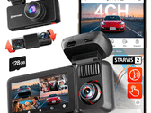 De Redtiger F17 Plus dashcam heeft een systeem met vier camera's (Afb. bron: Redtiger)