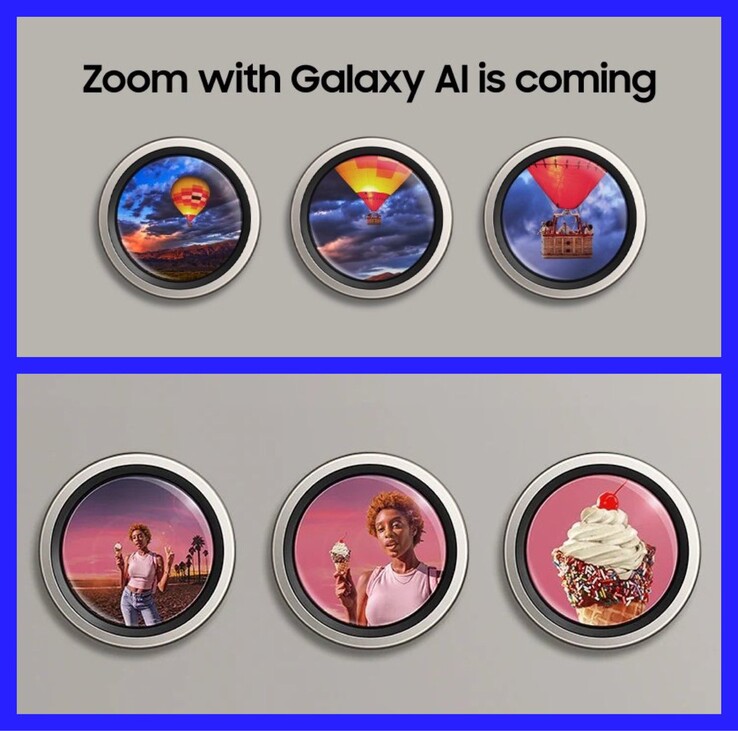 Samsung is al actief bezig met het promoten van de nieuwe Galaxy AI Zoom-functies van de camera's uit de Galaxy S24-serie, althans in de VS.