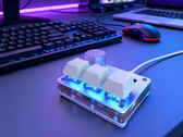 Het SayoDevice O3C mini Hall-effect toetsenblok met Hall-effect toetsen, RGB keycpas en metalen draaiknop