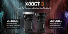 Een nieuwe serie zaklampen: de X80GT 3