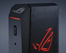 Asus heeft de ROG NUC 2025 ontworpen om verticaal gebruikt te worden, net als zijn voorganger. (Afbeeldingsbron: Asus)