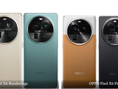 De "Find X6" versus de "X6 Pro". (Bron: @evleaks, SparrowsNews)