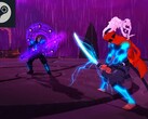 Het snelle boss rush-spel Furi is voor een historisch lage prijs verkrijgbaar op Steam. Bewerkt screenshot van het spel. (Afbeeldingsbron: Steam)