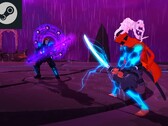 Het snelle boss rush-spel Furi is voor een historisch lage prijs verkrijgbaar op Steam. Bewerkt screenshot van het spel. (Afbeeldingsbron: Steam)