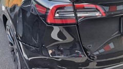 Eerste Model Y van Giga Berlin wachtte weken op een bumper na een ongeluk (Afbeelding: Drive Tesla)