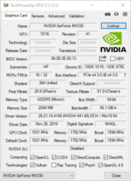 GPU-Z: Nvidia GeForce MX330